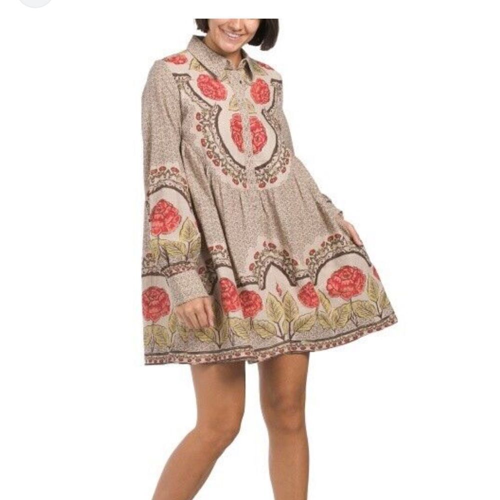 Free people smell of roses mini dress #3